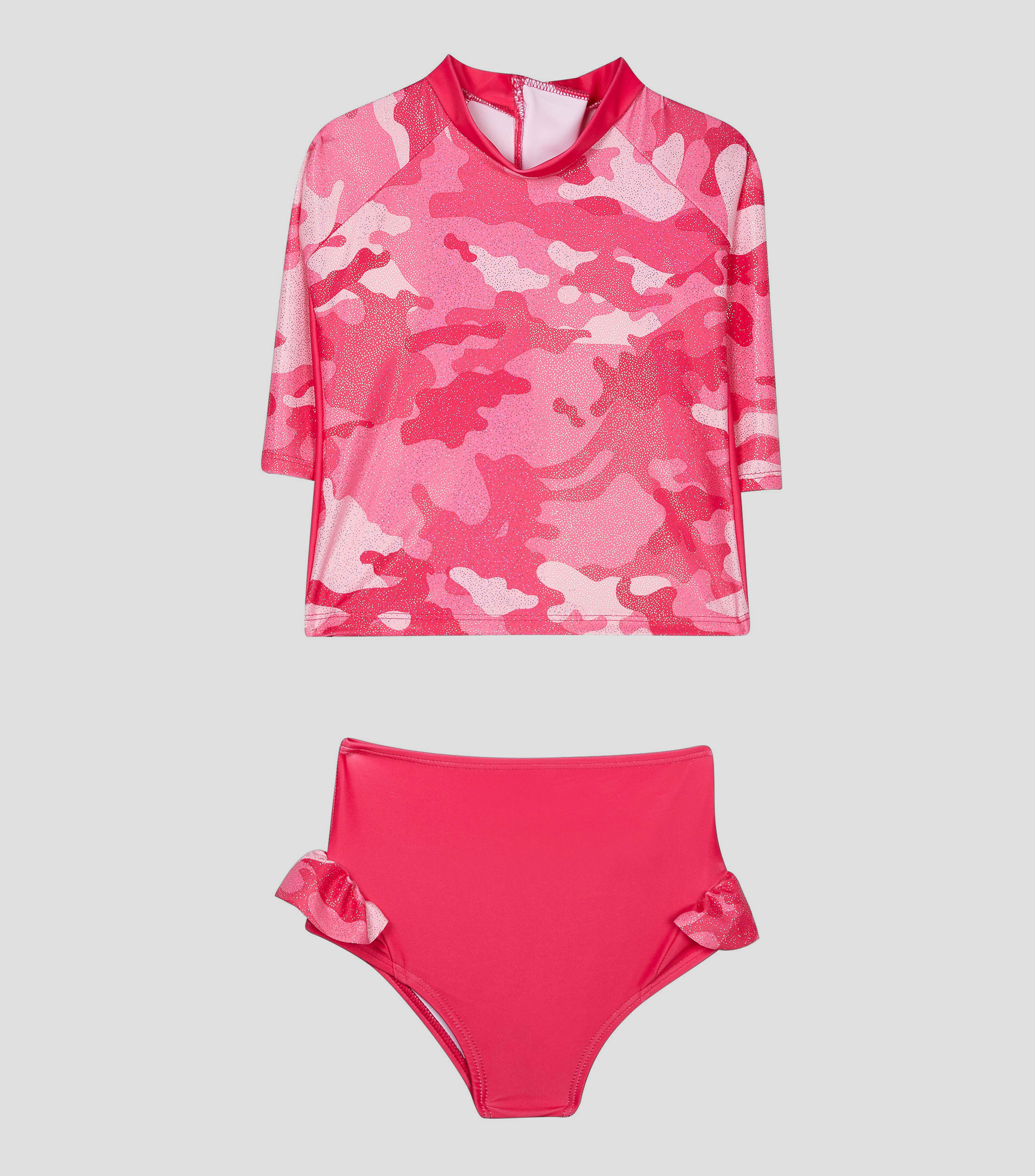 Traje de Baño 2 Piezas Camuflaje Niña